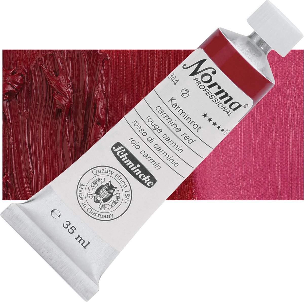 Schmincke Norma Professional Olieverf 35ml - Carmine Red (344)