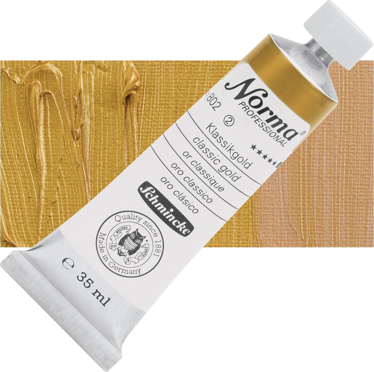 Schmincke Norma Professional Olieverf 35ml - Classic Gold (802)