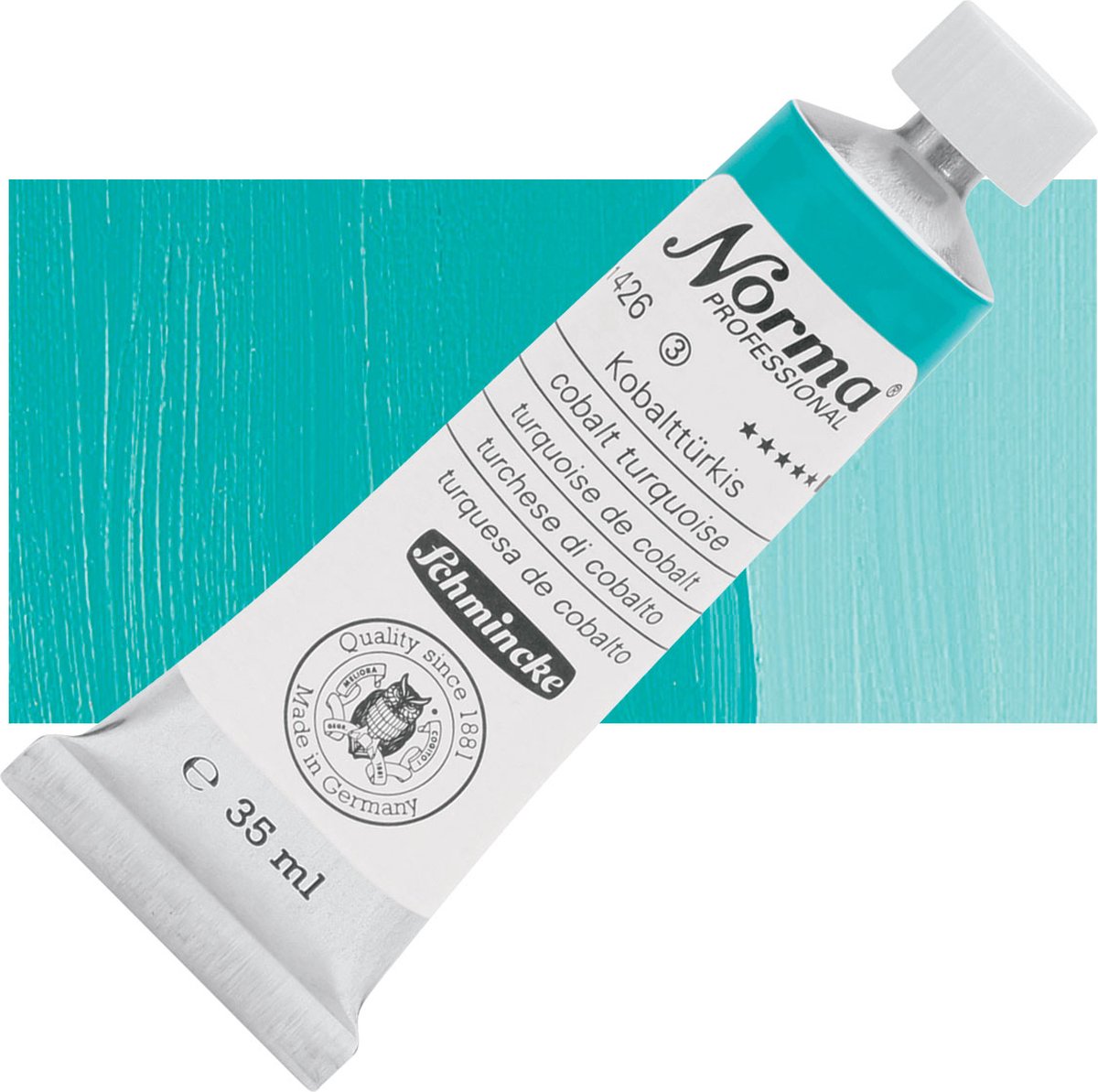 Schmincke Norma Professional Olieverf 35ml - Cobalt Turquoise (426)