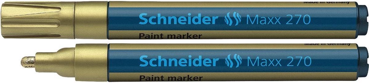 20x Schneider paint marker Maxx 270, goud