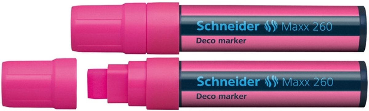 Krijtmarker   Maxx 260fluor roze set van 2