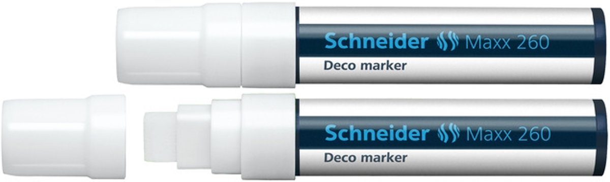 Krijtmarker   Maxx 260wit set van 2