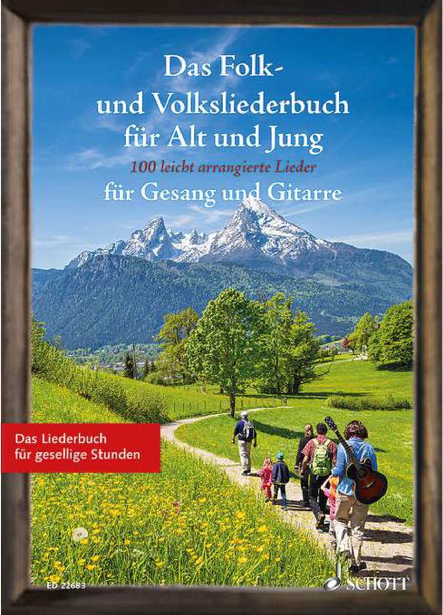 Schott Music Das Folk- und Volksliederbuch für Alt und Jung - Diverse songbooks