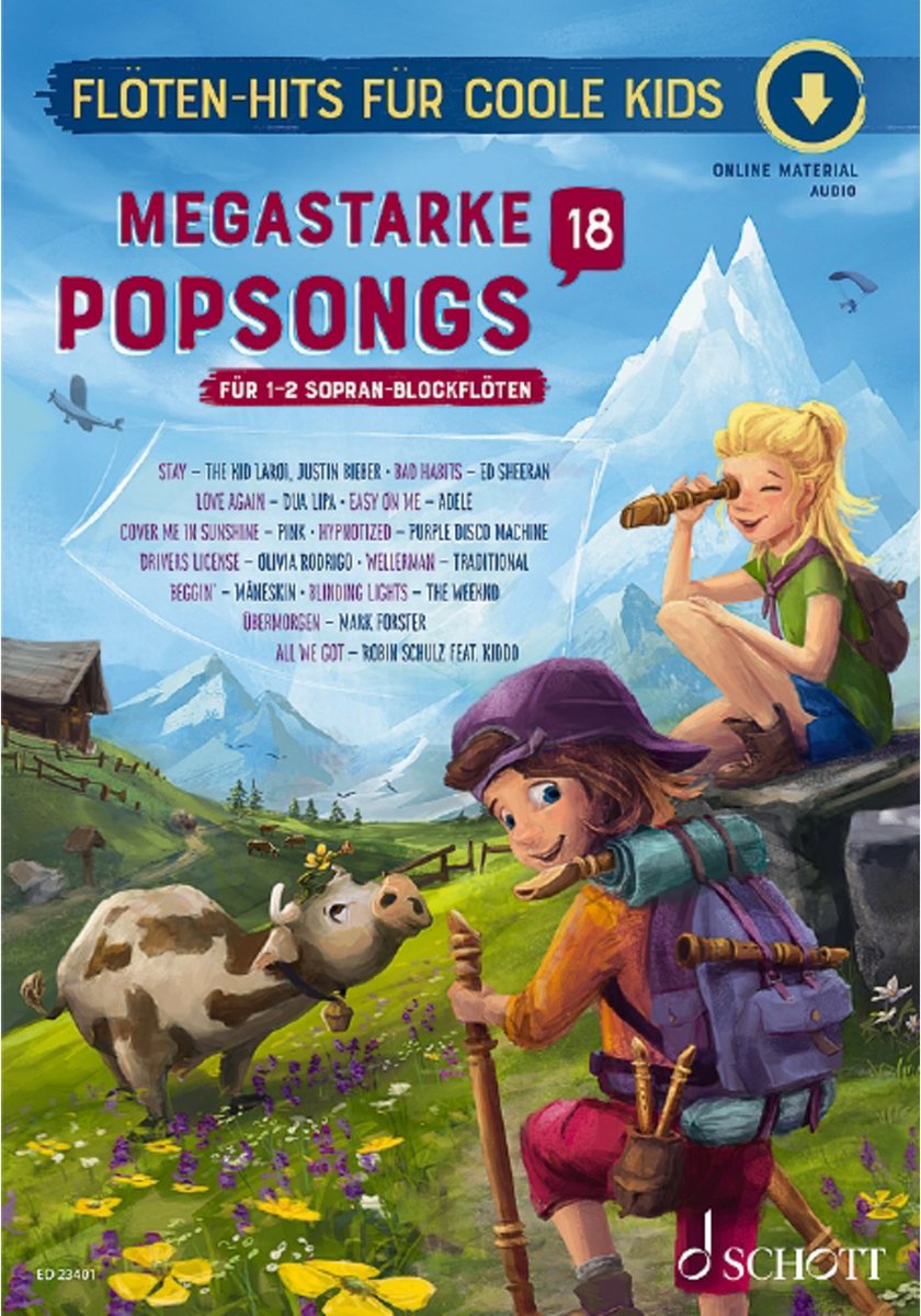 Schott Music Megastarke Popsongs 18 - Duetten en meerdere instrumenten