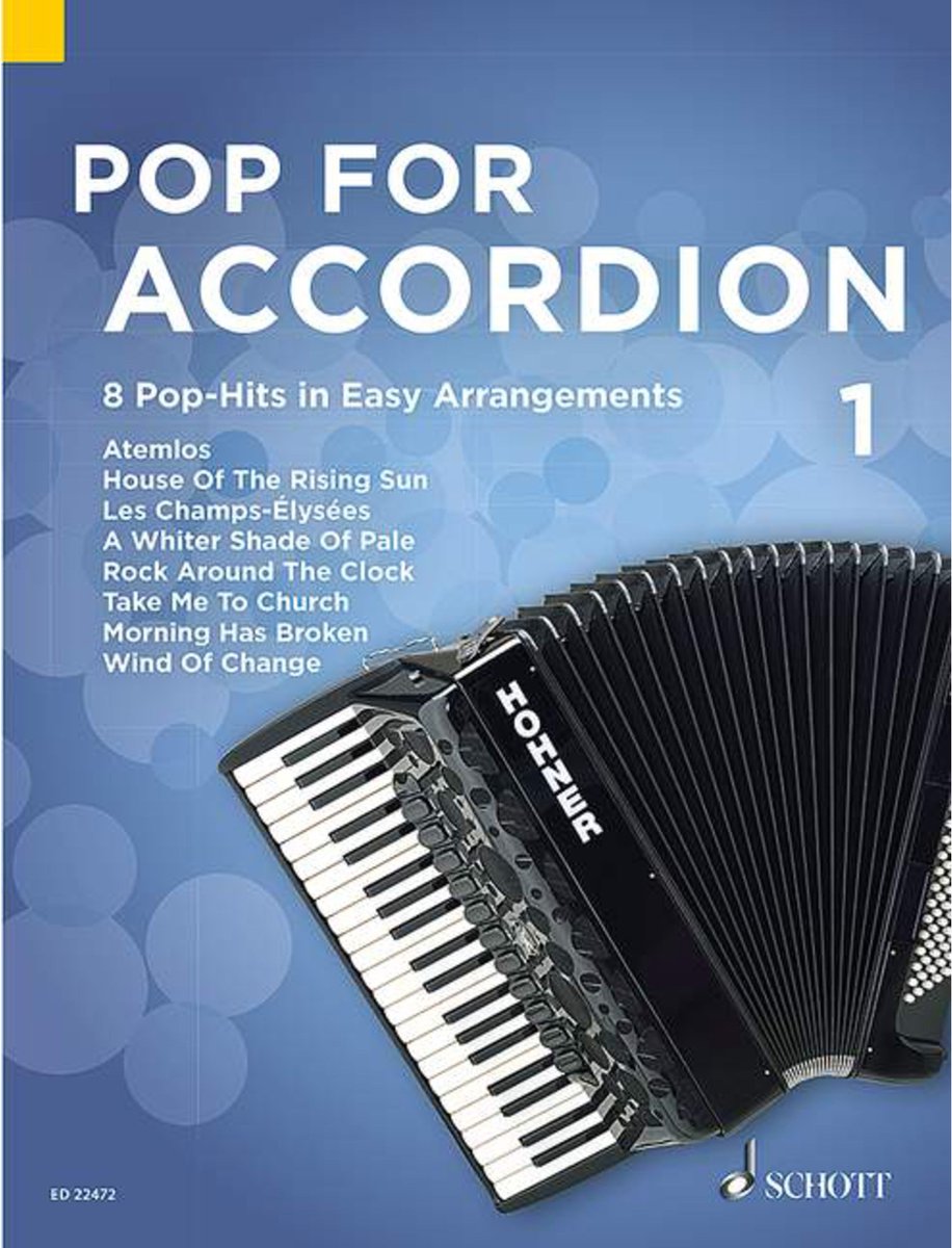 Schott Music Pop For Accordion 1 - Verzamelingen