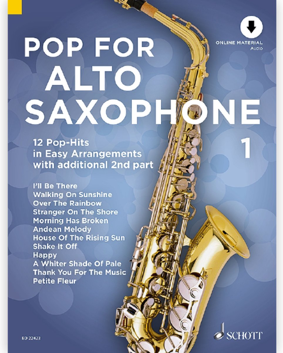 Schott Music Pop For Alto Saxophone 1 - Verzamelingen