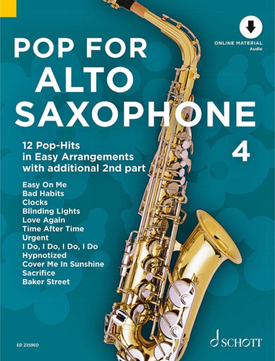 Schott Music Pop For Alto Saxophone 4 - Verzamelingen