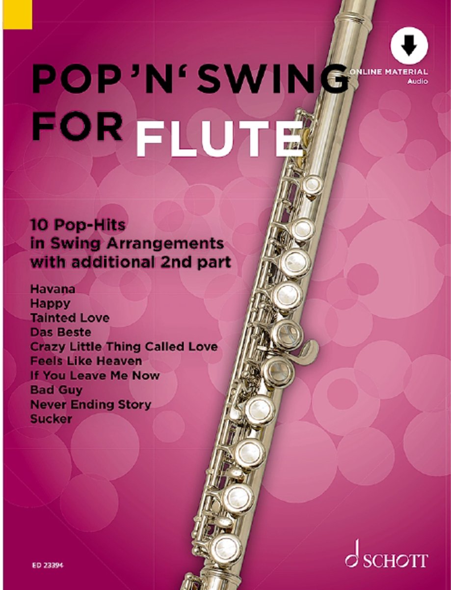 Schott Music Pop n Swing For Flute - Play-Along / Multimedia / DVD / CD