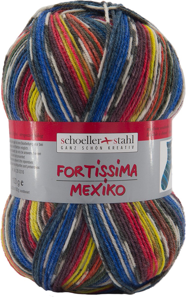 Schoeller Stahl Fortissima 4 draads sokkenwol 100 gram 9072