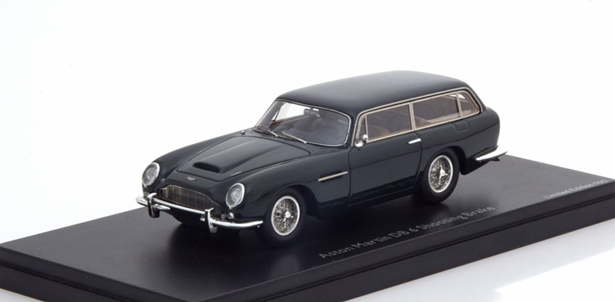 Aston Martin DB 6 Shooting Brake 1-43 Donkergroen Schuco Pro R Limited 500 Pieces