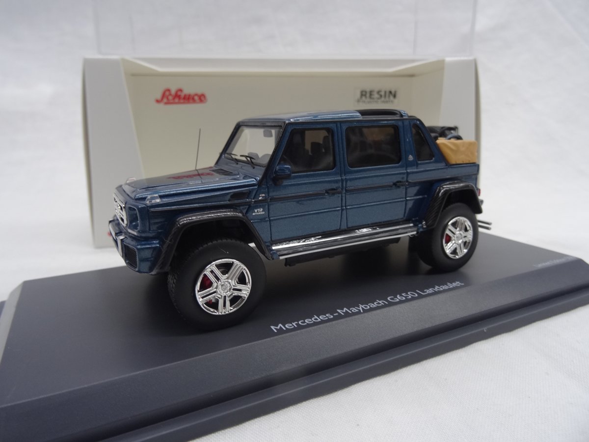 Mercedes-Maybach G650 Landaulet 1:43 Groen metallic Limited 500 pcs. Schuco Pro-R43