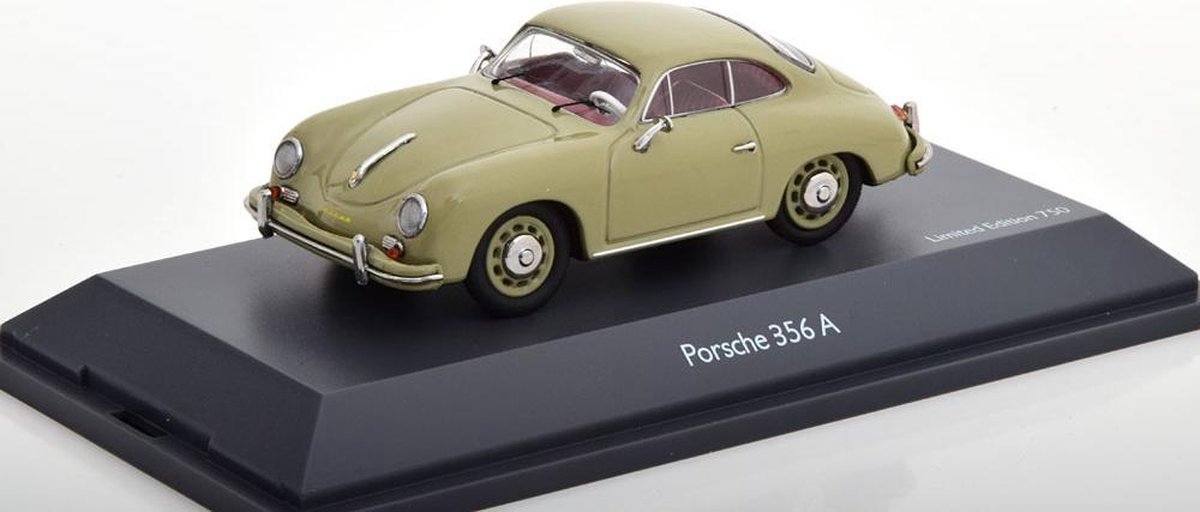 Porsche 356 A Grijs 1-43 Schuco Limited 750 Pieces