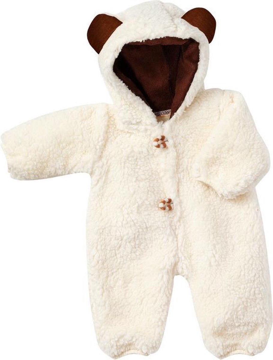 Poppen Onesie Teddy Beige (geschikt voor Gordi)