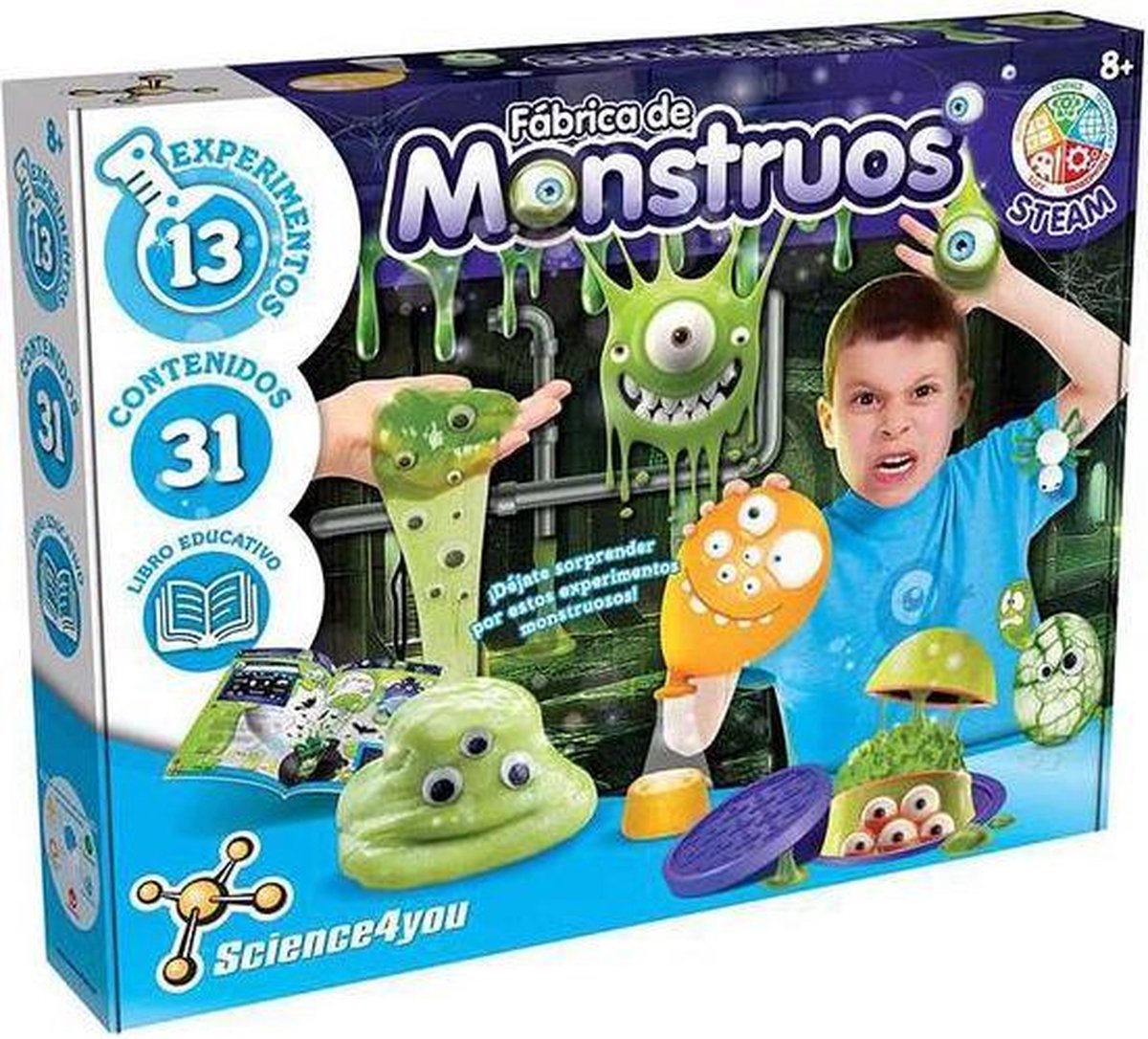 Educatief Spel Fábrica Monstruos Slime Science4you