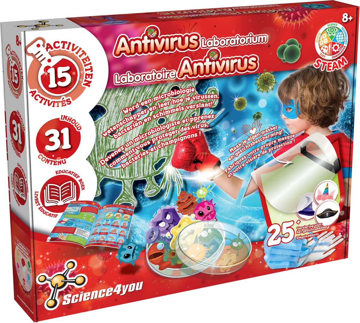 Science4you - Anti Virus Laboratorium - Experimenteerdoos - STEM Speelgoed