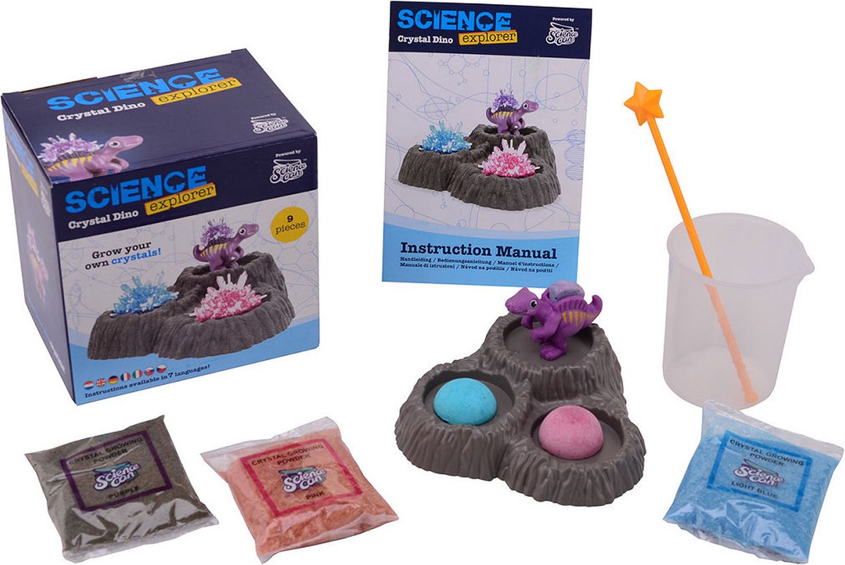 Science Explorer dinosaurus kristal set in doos