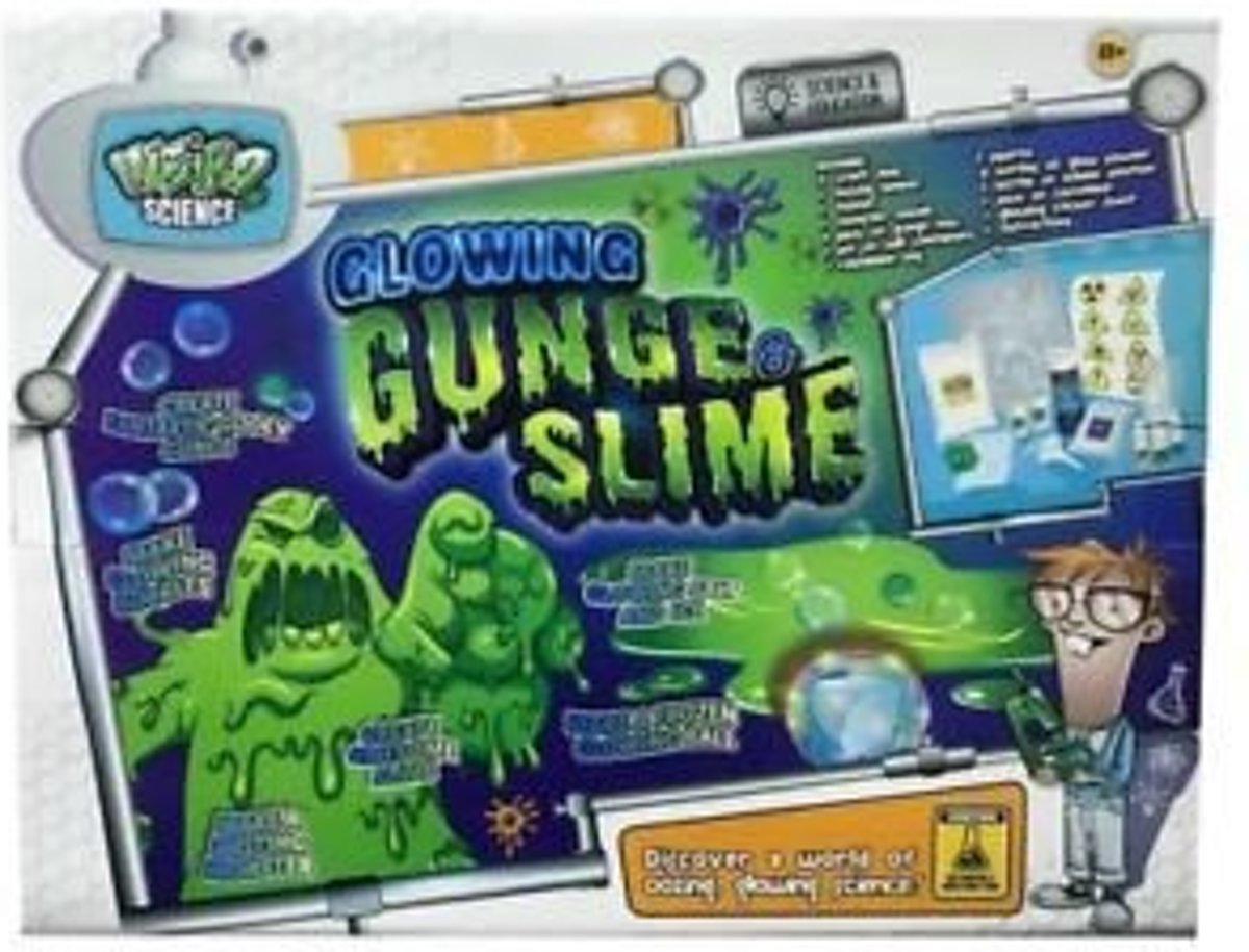 Weird Science Glowing Gunge Slime ( maak je eigen slijmmonster)