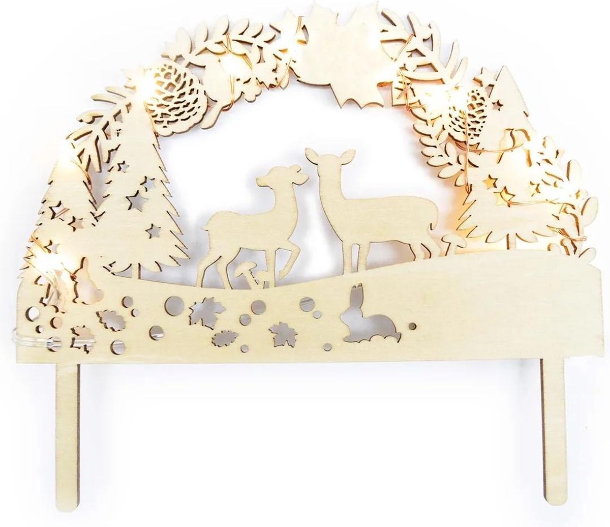 Scrapcooking - Taarttopper - Led - Woodland