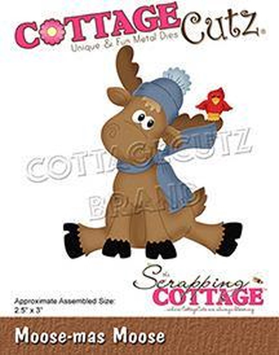 CottageCutz Moose-mas Moose (CC-789)