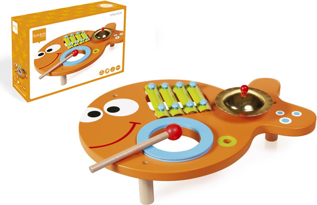 Scratch Muziek Muziekvis Maurice 3-in-1