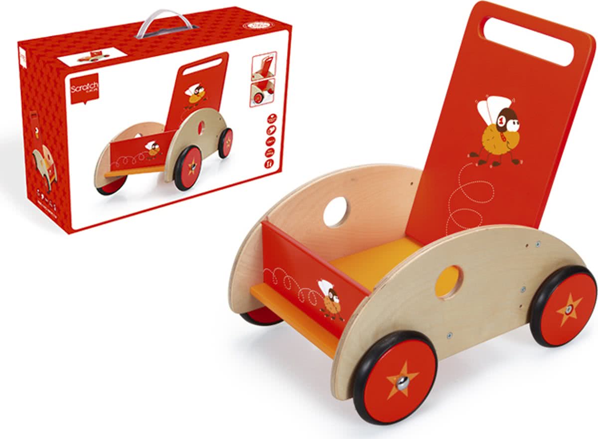   Rock&Roll - Walkhelp Racende Vliegen - 45x45x31 cm