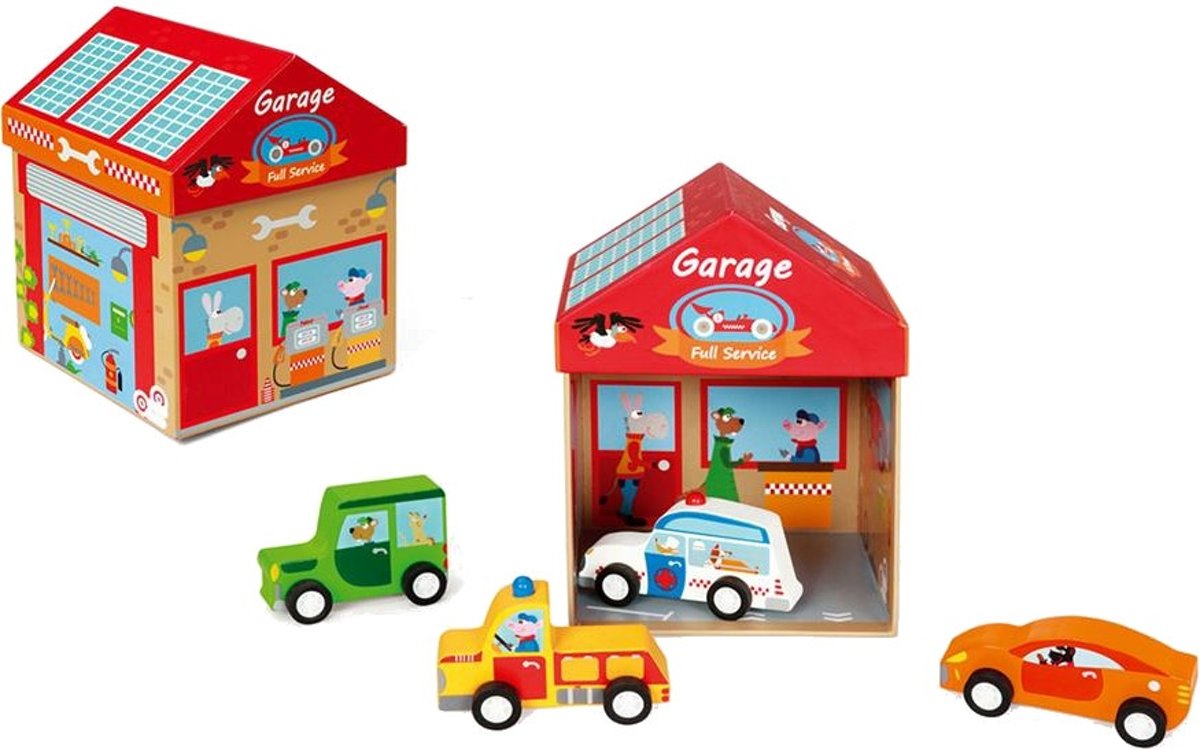 Scratch Speeldoos Garage 2-in-1 5-delig