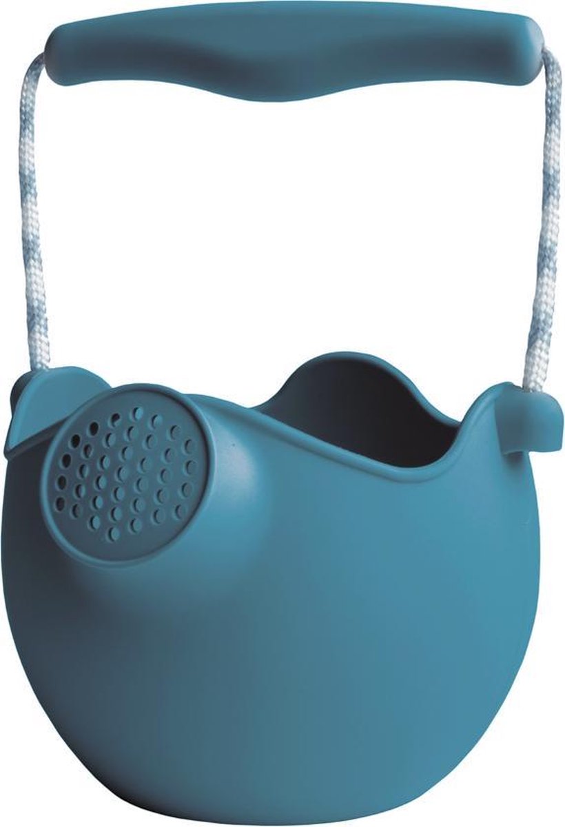  : GIETER grijsblauw diam.12x10cm, handvaten met touw, opvouwbaar, 100%  siliconen, recycleerbaar, 12m+