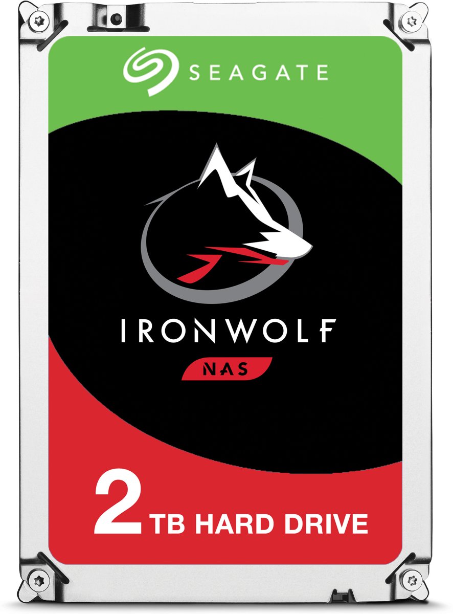 Seagate IronWolf - Interne harde schijf - 2 TB