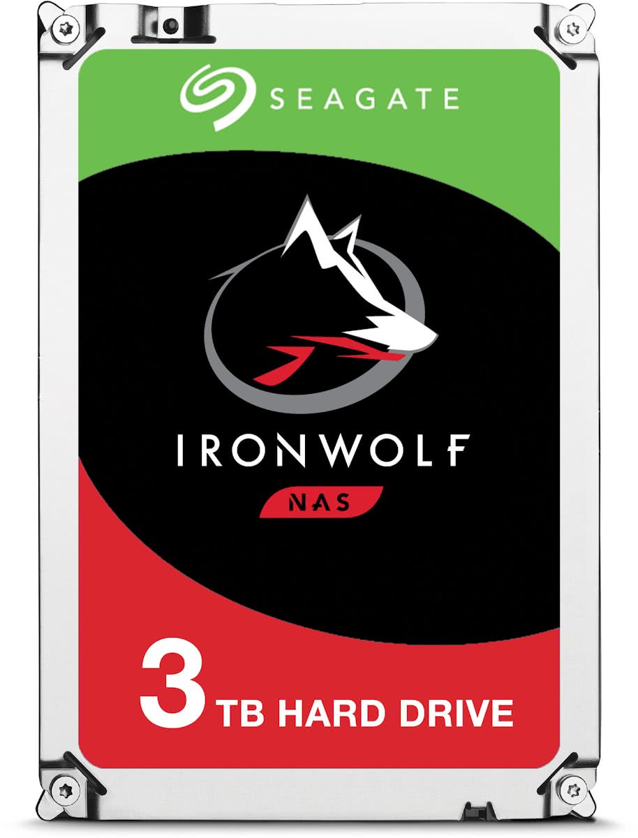 Seagate IronWolf - Interne harde schijf - 3 TB