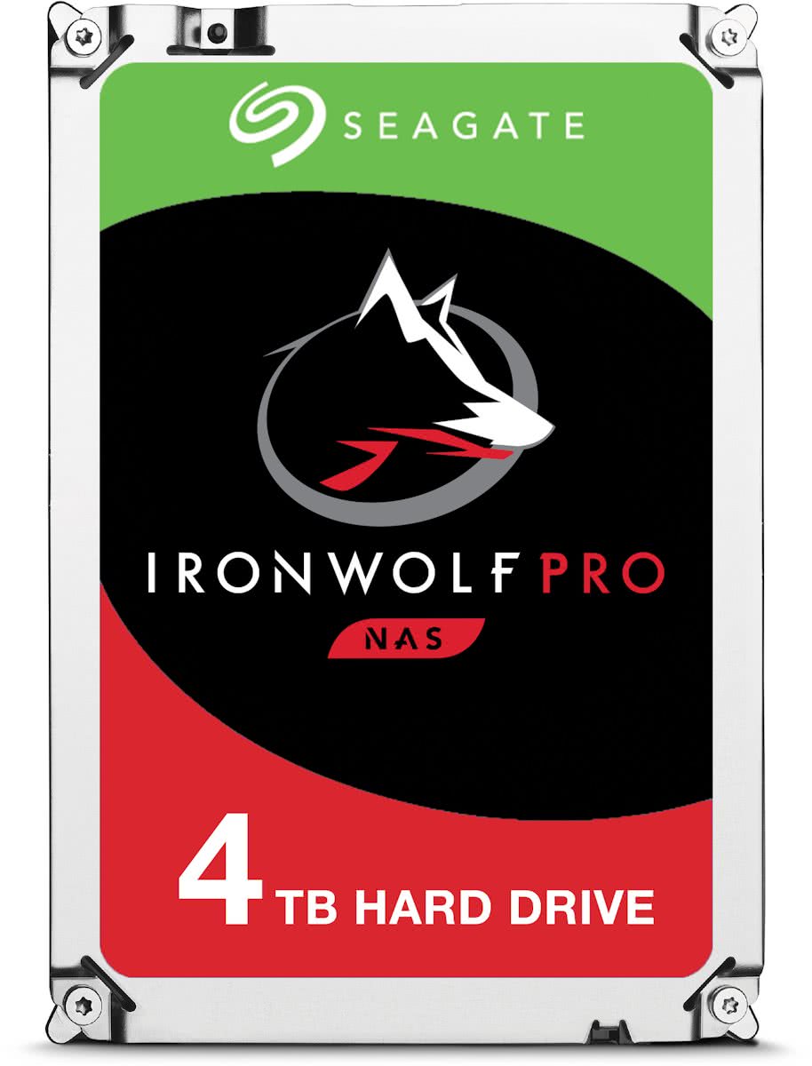 Seagate IronWolf Pro - Interne harde schijf - 4 TB