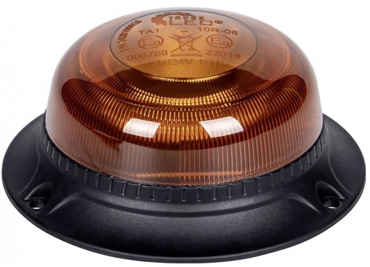 SecoRüt ALR0201 Zwaailicht 12 V/DC, 24 V/DC werkt op boordnet Magneetbevestiging, Magneetvoet Oranje