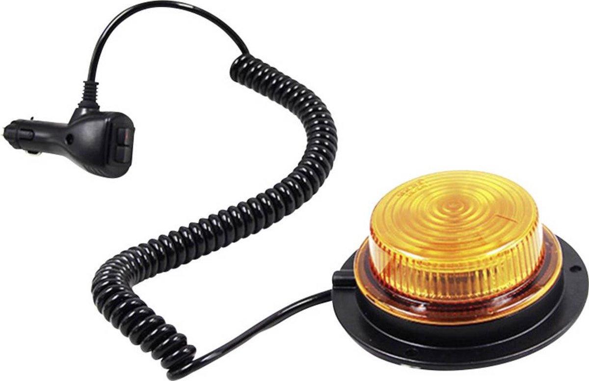 SecoRüt Zwaailicht 95113 12 V, 24 V werkt op boordnet Schroefmontage, Magneetbevestiging Oranje