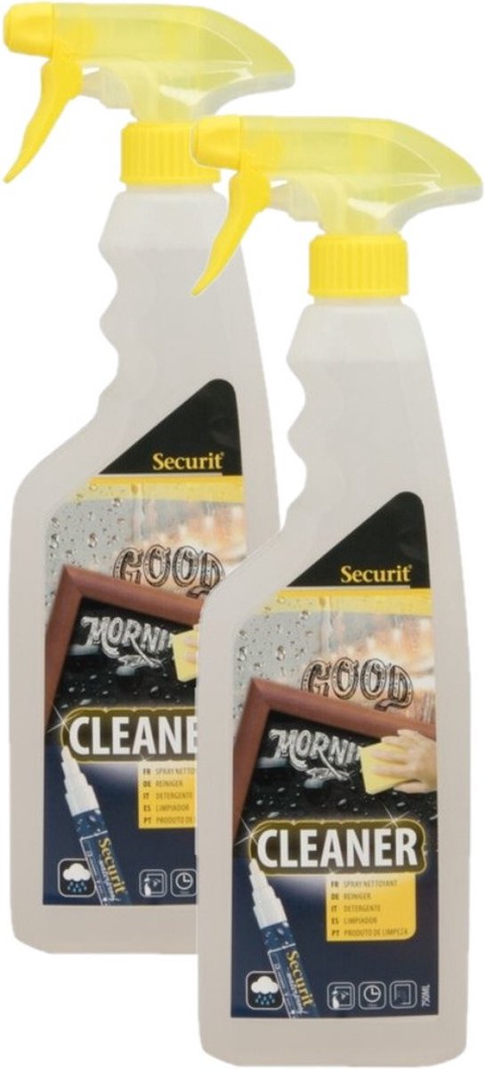 2x Flacons reinigingsspray voor krijtstift 500 ml