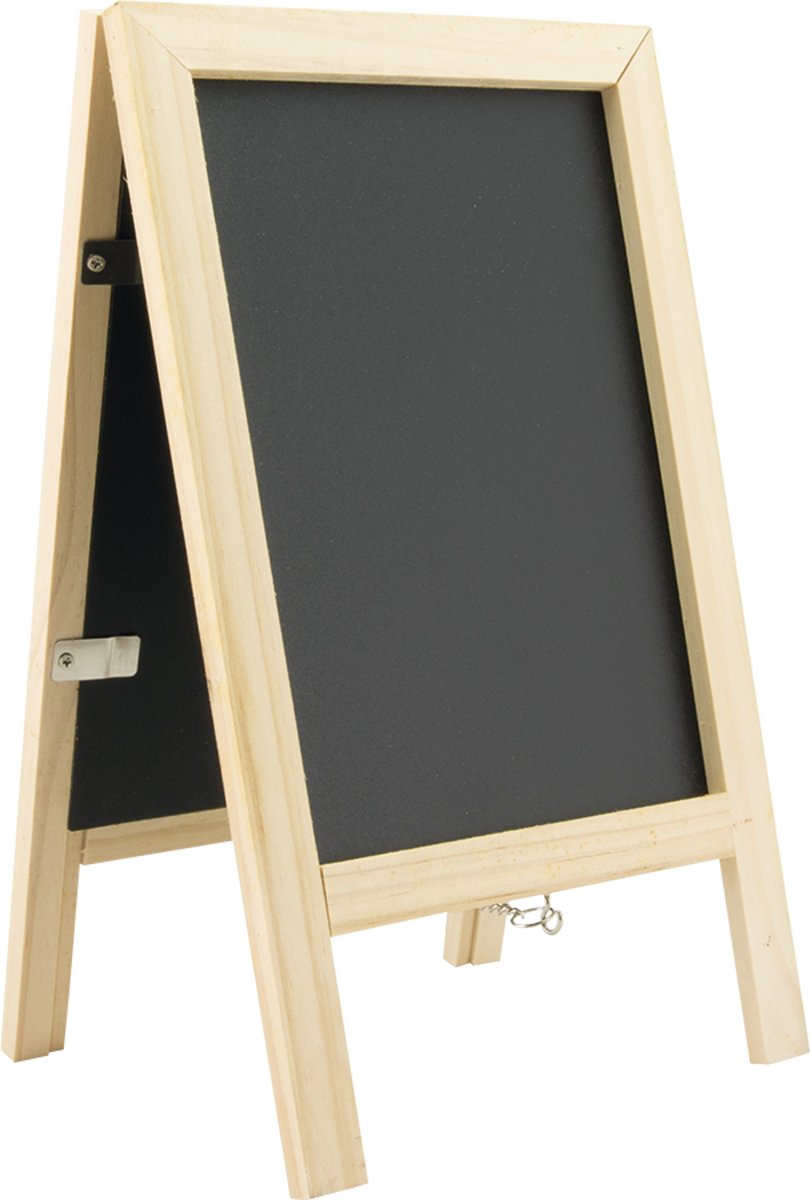   Mini tafelkrijtbord - black - incl. 1 krijtstift