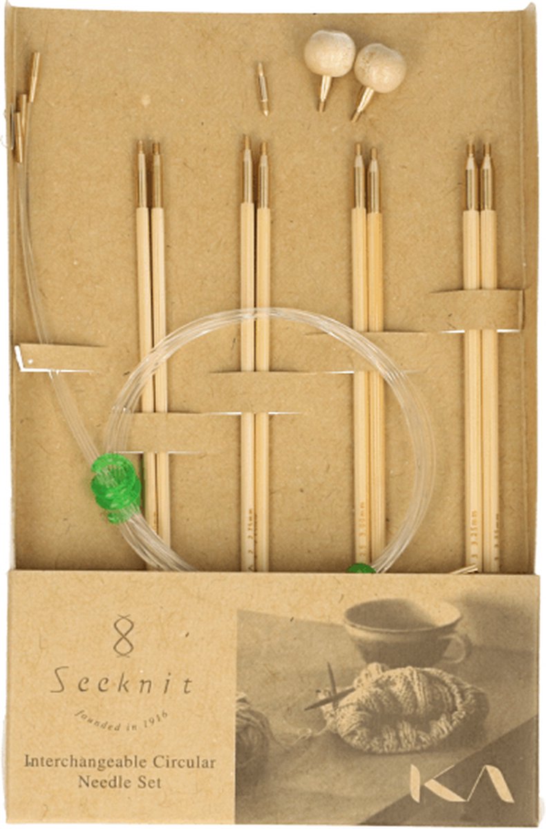 Seeknit Shirotake verwisselbare rondbreinaalden set S 14cm -