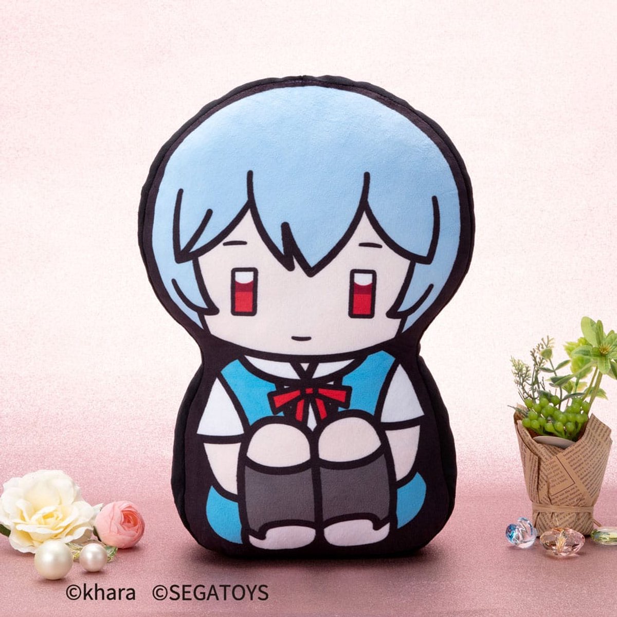 SEGA Neon Genesis Evangelion 2D Knuffel Figure Rei Ayanami 32 cm Knuffeles