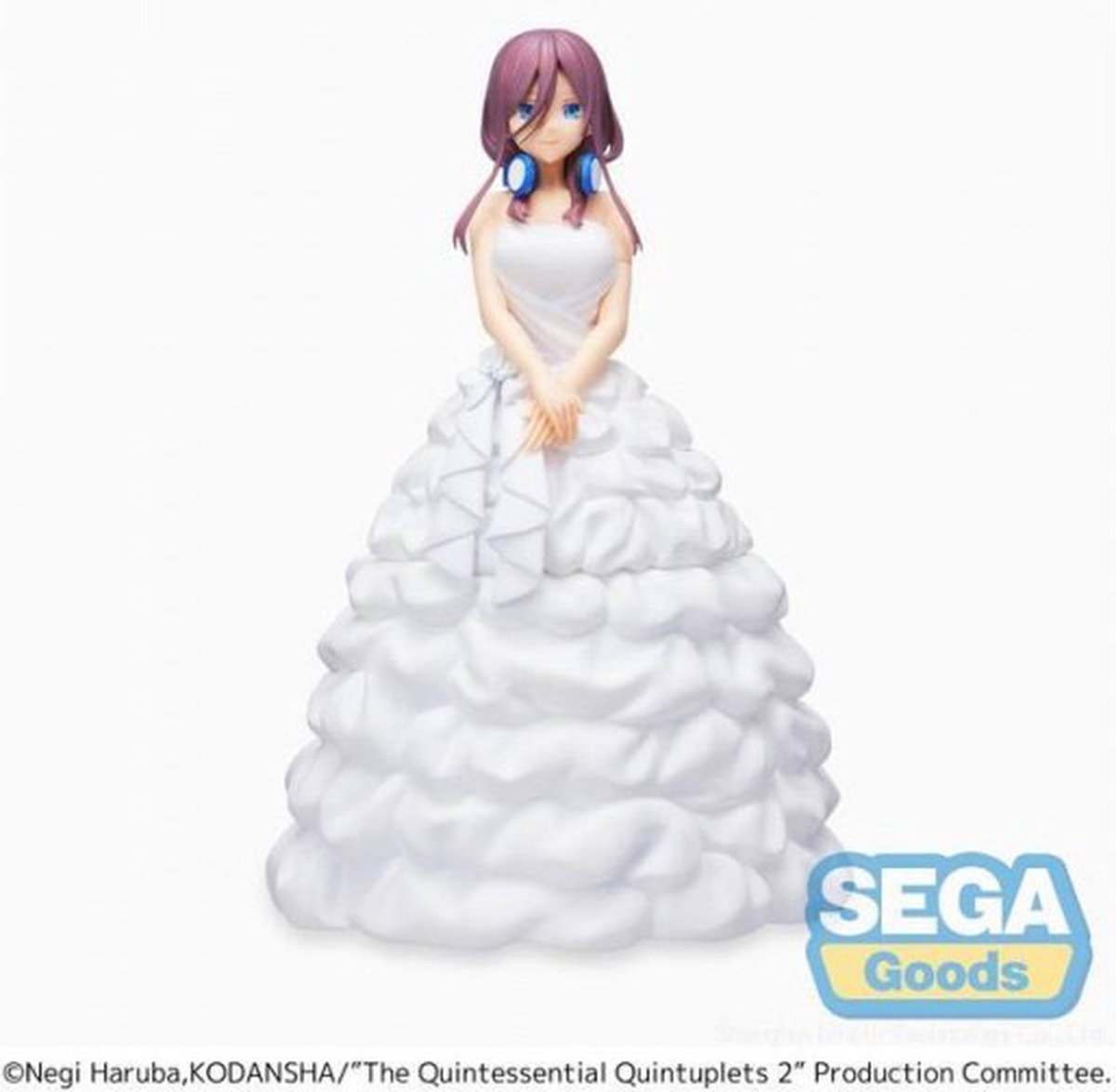 Sega SPM PVC Figure - Nakano Miku (Wedding Cress Ver.) 