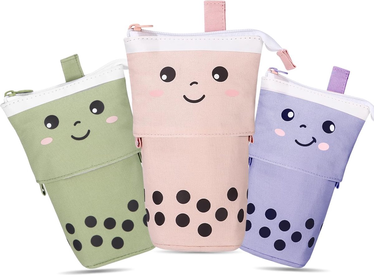   ® Stijlvolle Telescopische Etui met Verstelbare Hoogte en Ruime Opbergruimte