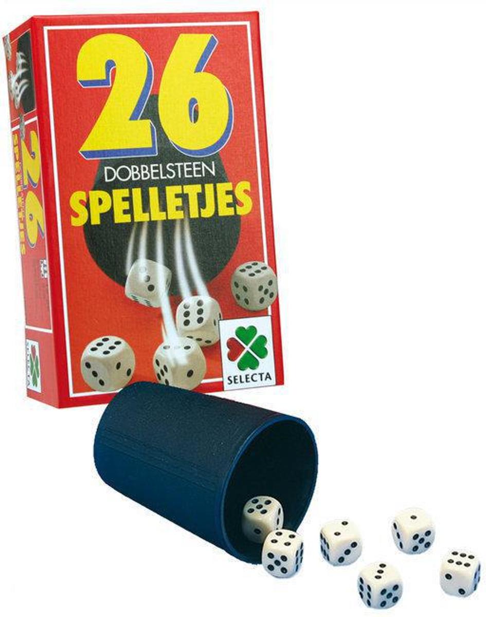 26 Dobbelsteen Spelletjes Pocketeditie