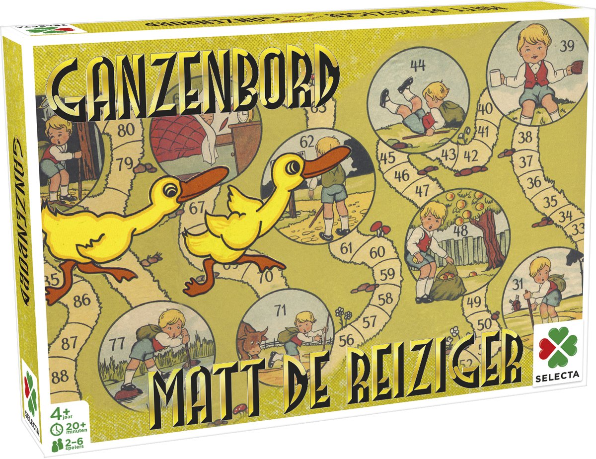 Spellen van toen: Matt de Reiziger / Ganzenbord