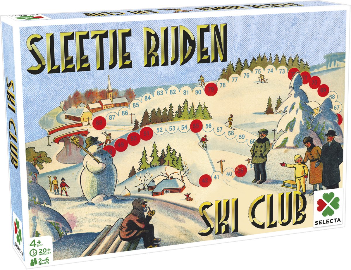 Spellen van toen: Sleetje Rijden / Ski Club