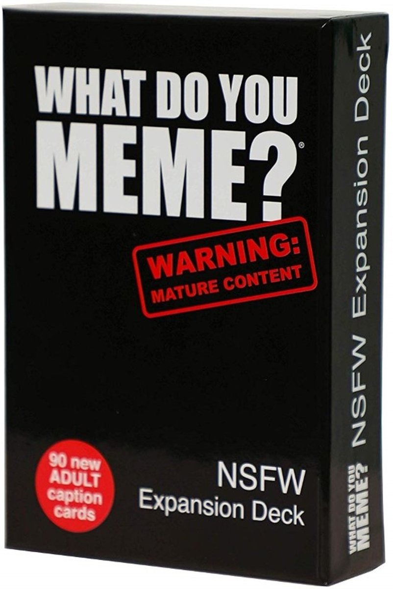 What Do You Meme? NSFW Pack Uitbreiding