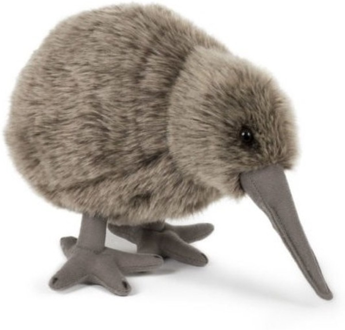 Pluche kiwi vogel knuffel 20 cm speelgoed - Vogel dieren knuffels/knuffeldieren/knuffels voor kinderen