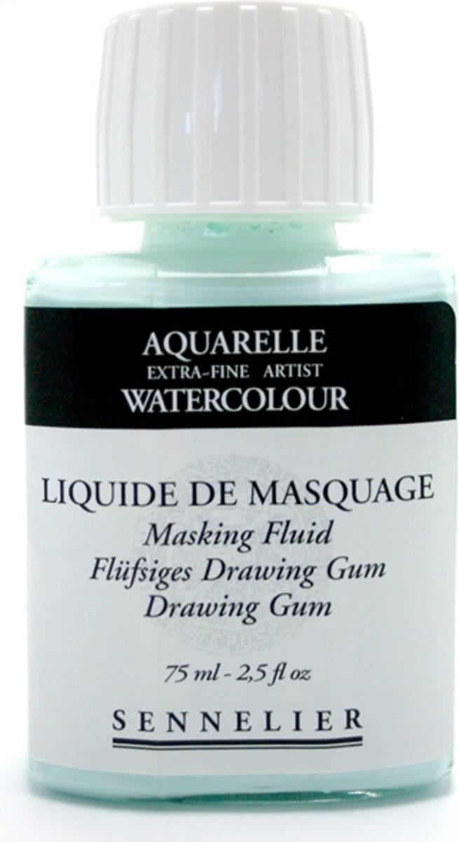 Aquarel maskeervloeistof flesje 75 ml. - Sennelier