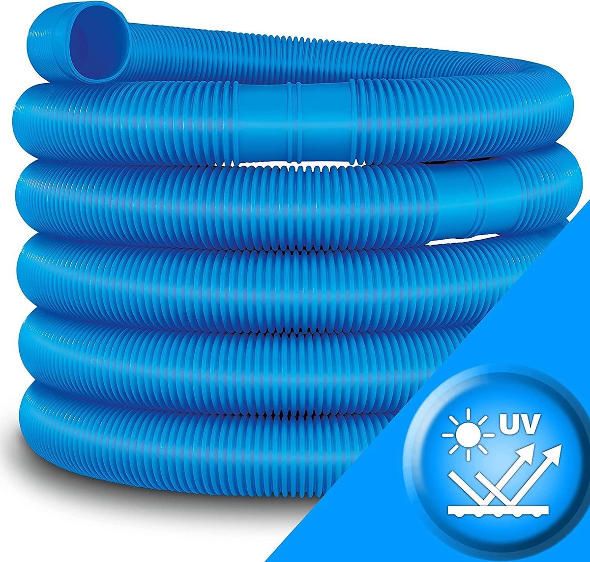   zwembadslang 32 mm - 8 meter - blauw