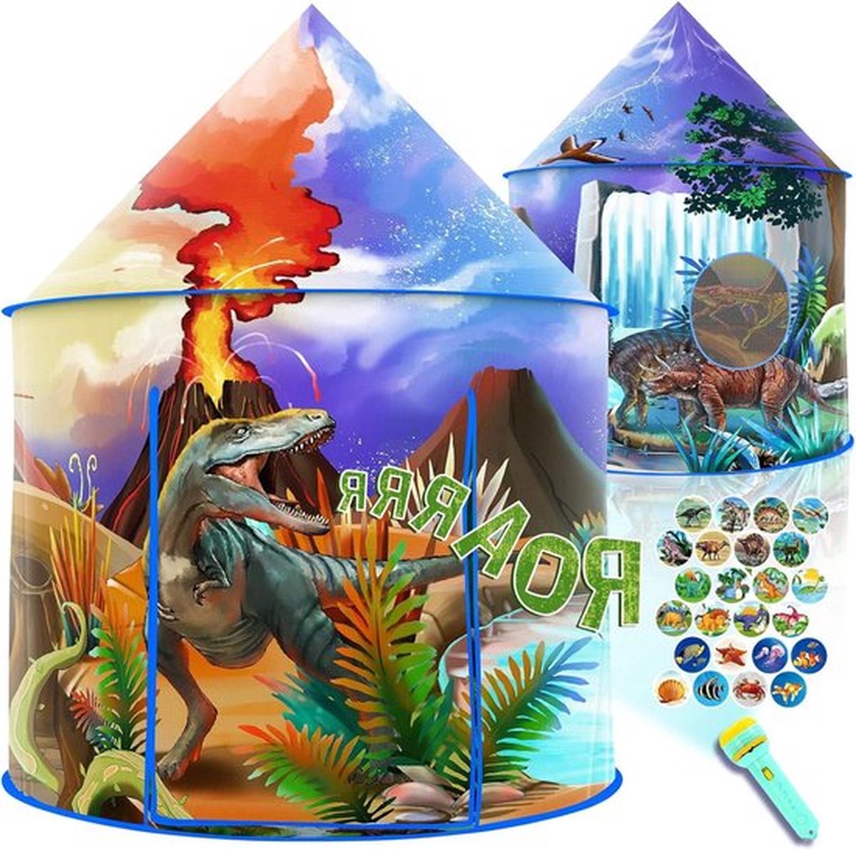 Dinosaur Discovery Kinderspeeltent pop-up tent voor kinderen - dinosaurus speelgoed cadeau voor meisjes en jongens - outdoor en indoor tent