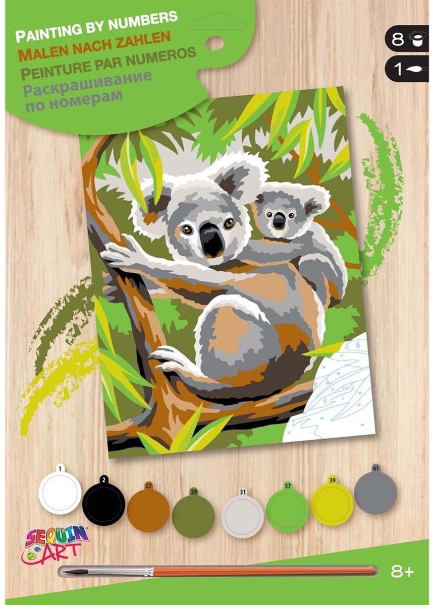 Sequin Art Schilderen op Nummer Koalas