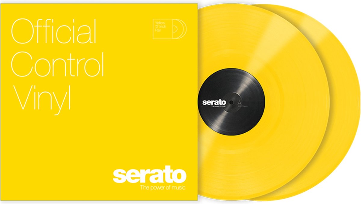 Serato performance Control Vinyl geel (paar) - DJ Control