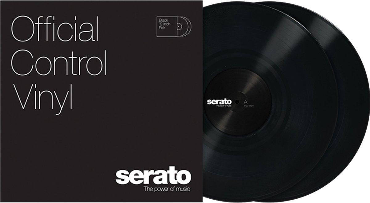 Serato performance Control Vinyl zwart (paar) - DJ Control