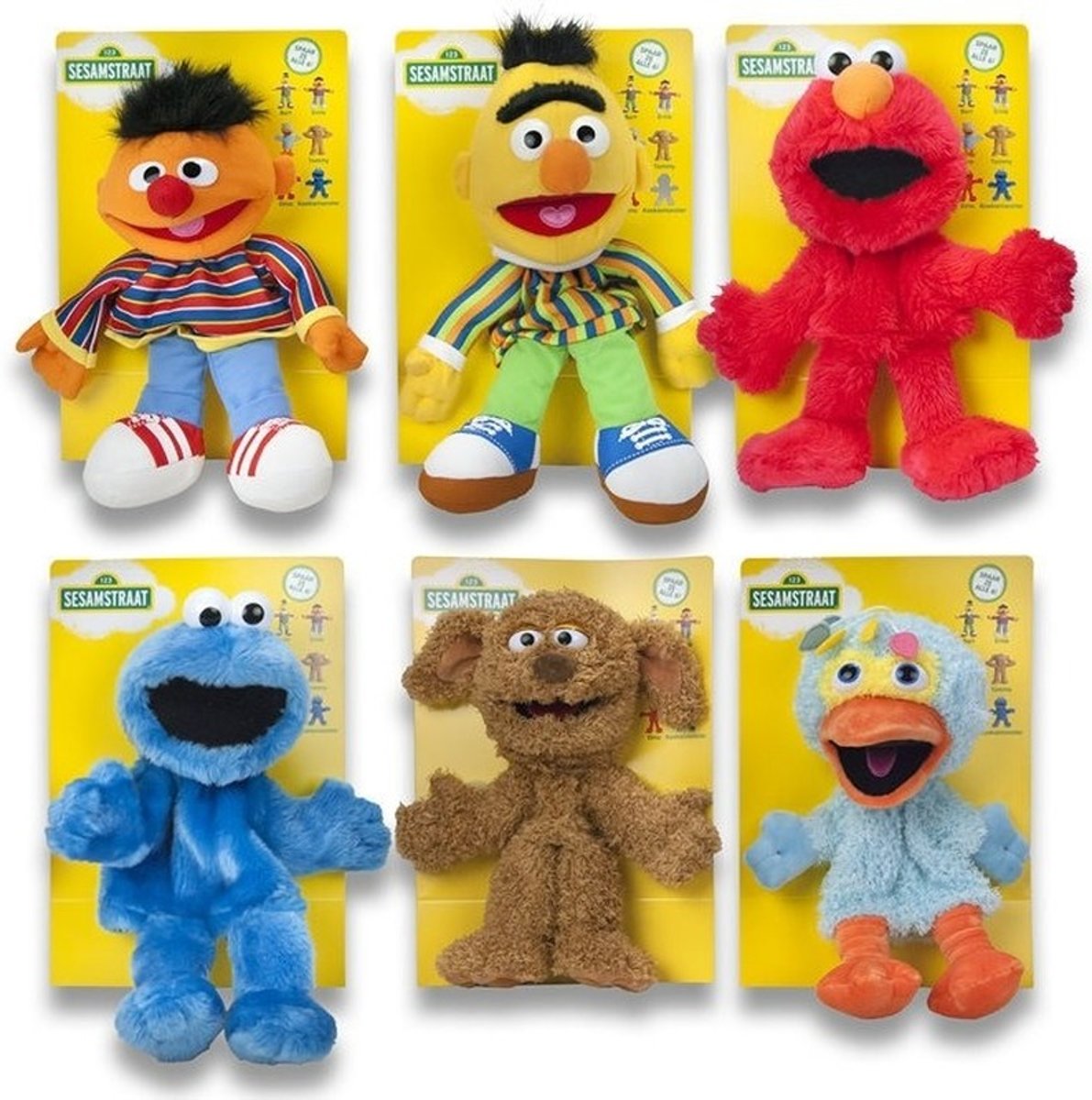 Pluche knuffel handpop Sesamstraat  Koekiemonster  33 cm